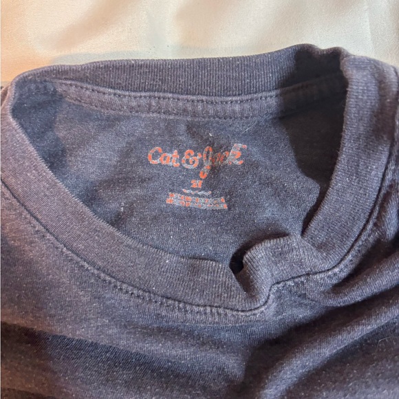 Cat & Jack Kids' T-Shirt Set - Red & white, Blue, and Gray size 2T set of 3 - Picture 5 of 8